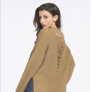 Khaki Pullover Sweater Medium